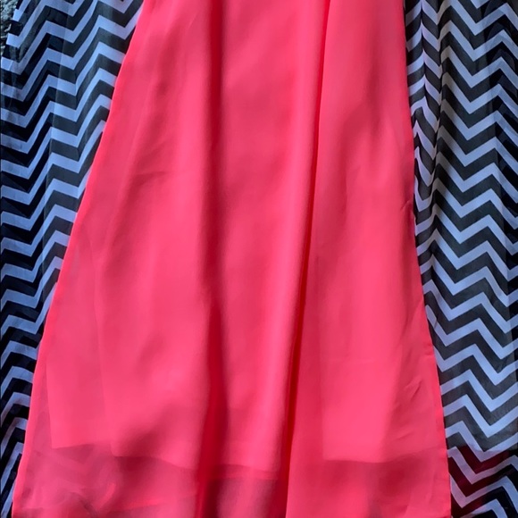 Altar’d State Hot Pink B/W Stripe Mini Dress - Picture 2 of 5